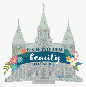 Provo City Center Temple - Provo City Center Temple Beauty For Ashes, HD Png Download, Free Download