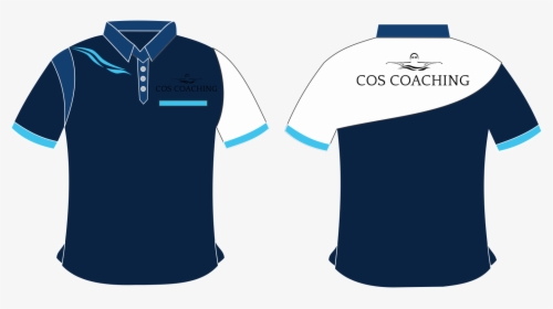 T-shirt Design By Taufik Hdyt 2 For Cos Coaching - Blue Polo Shirt Design, HD Png Download, Free Download