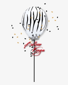 11in Zebra Stripes - Cow Print Balloon Png, Transparent Png, Free Download