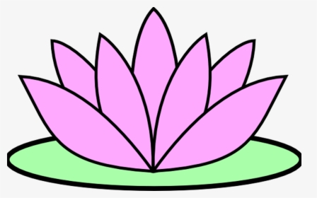 Pink Lotus Flower Clip Art At Clkercom Vector Clip - Lotus Flower Clipart, HD Png Download, Free Download