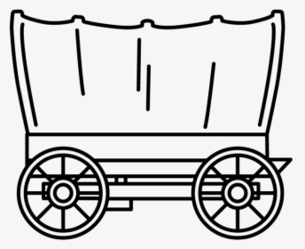 Wagon Clipart Little Red Wagon - Black And White Wagon Clipart, HD Png Download, Free Download