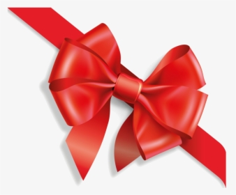 Christmas Bow Free Images Clipart Transparent Png - Gift Red Ribbon Png, Png Download, Free Download