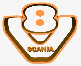 Transparent Scania Logo Png - Scania V8 Logo Png, Png Download, Free Download