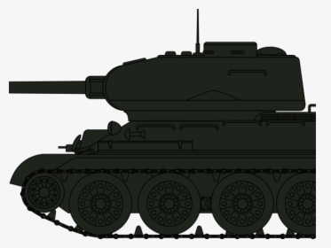 Army Tank Clipart - T34 Tank Clipart, HD Png Download, Free Download