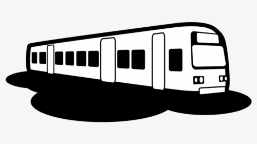 Train Clipart Old School - Clip Art Of Metro Train, HD Png Download, Free Download