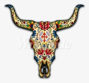 Transparent Bull Skull Png - Day Of The Dead Animals, Png Download, Free Download