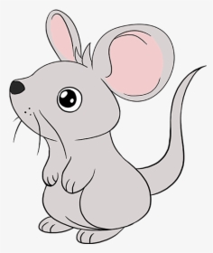Clip Art How To Draw A - Draw A Cartoon Mouse, HD Png Download, Free Download