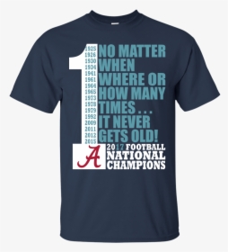 Alabama Crimson Tide No Matter When Where Or How Many - Active Shirt, HD Png Download, Free Download