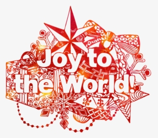 Joy To The World, Decoration, Christmas, Red, Mandala - Graphic Design, HD Png Download, Free Download