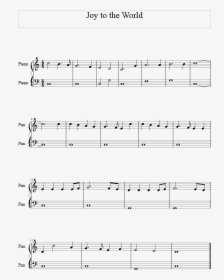 Joy To The World Simple Bassline Score - Simple Joy To The World Piano, HD Png Download, Free Download