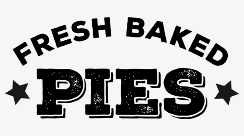 Pie Vs Pie Fresh Bakes Pies - Pie Black And White, HD Png Download, Free Download