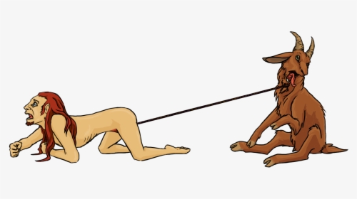 Cartoon Dog Tug Of War, HD Png Download, Free Download