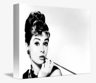 Audrey Hepburn Breakfast At Tiffany"s Canvas Print - Audrey Hepburn, HD Png Download, Free Download