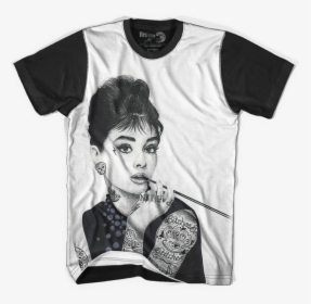 5 Images, Zx - Tattooed Audrey Hepburn Print, HD Png Download, Free Download