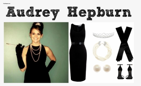 Diy Halloween Costumes Audrey Hepburn Life In The Sunshine - Audrey Hepburn Diy Halloween, HD Png Download, Free Download