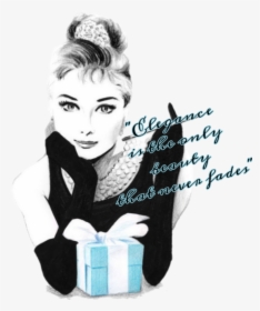 #elegance #beauty #audrey Hepburn #quote, HD Png Download, Free Download