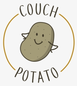 Bold, Playful, Cafe Logo Design For Couch Potato Collective - Couch Potato Clipart, HD Png Download, Free Download