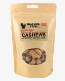 Amanda Beth"s Gingerbread Spice Cashews 5oz Pouch, HD Png Download, Free Download