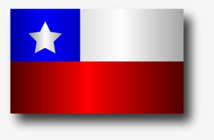 Flat Chilean Flag Vector Graphics - Chile Flag Transparent Background, HD Png Download, Free Download