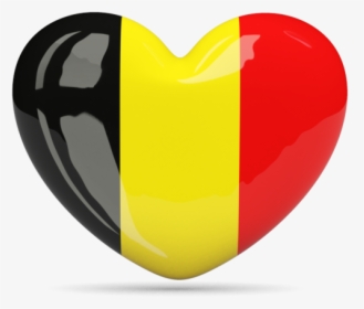 Belgium Flag Vector Png - Belgium Flag Heart Png, Transparent Png, Free Download