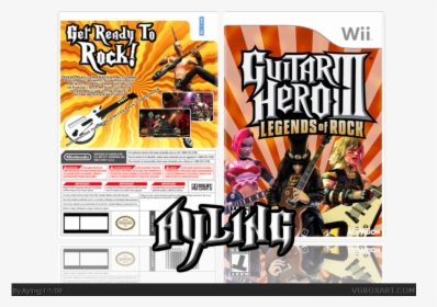 Guitar Hero Iii - Guitar Hero 3 Wii Box, HD Png Download, Free Download