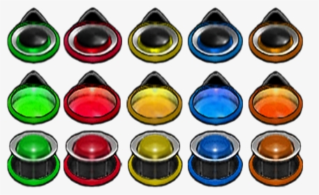 Guitar Hero 5 Theme=[for Fofix 4 ]= - Guitar Hero Fret Buttons, HD Png Download, Free Download