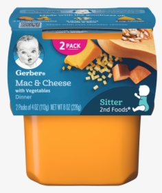 2nd Foods Mac & Cheese With Vegetables - Gerber Baby Food Mango, HD Png Download, Free Download
