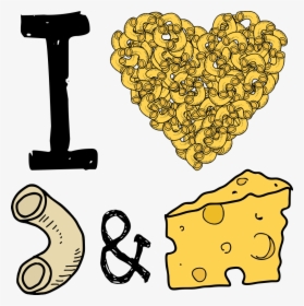I Heart Mac & Cheese Kids T-shirt - Mac Cheese Clipart, HD Png Download, Free Download