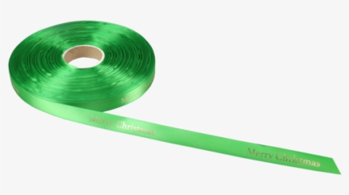 Lovly® Ribbon, 15mm, 100m, Merry Christmas , Green/gold - Plastic, HD Png Download, Free Download