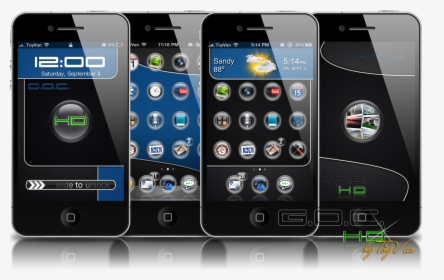 Transparent Iphone 4s Png - Iphone 4 Hd Themes, Png Download, Free Download