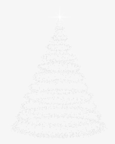 Deco Christmas Tree Transparent Clip Art Image - Christmas Tree Art Transparent, HD Png Download, Free Download