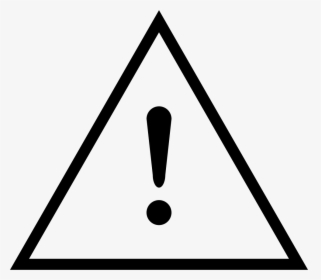 Exclamation Mark Png - Mechanical Hazard Signage Example, Transparent Png, Free Download