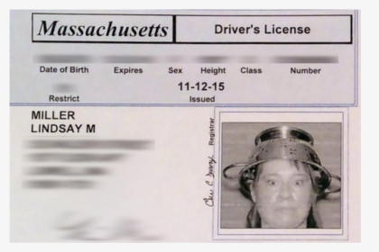 Colander On Head Drivers License, HD Png Download, Free Download