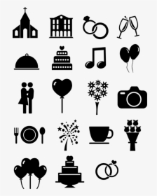 Wedding Timeline Icons Png, Transparent Png, Free Download