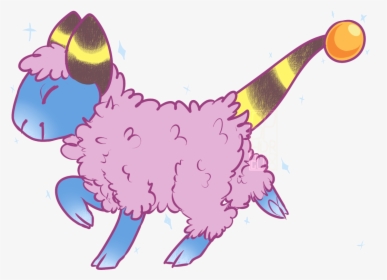 This Past Sunday Was The Mareep Pokemon Go - Cartoon, HD Png Download, Free Download