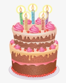 Happy Birthday Cake Png, Transparent Png, Free Download