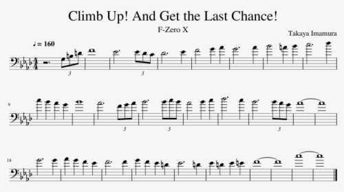 Climb Up And Get The Last Chance - Sheet Music, HD Png Download, Free Download
