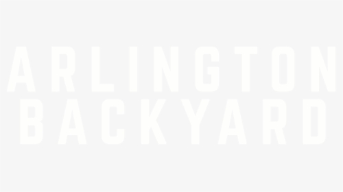 Arlingtonbackyard Stackedwhite - Arlington Backyard Logo, HD Png Download, Free Download