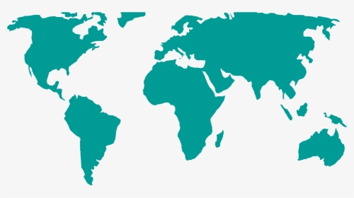 World, World Map, Map, Blue, Green Png Image With Transparent - World Map Icon Png Transparent, Png Download, Free Download