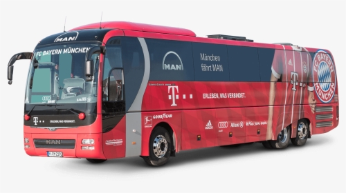 Bayern Munich Fc Team Bus - Bus Bayern Png, Transparent Png, Free Download