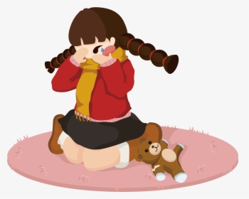 Girl Crying Png -years Doll Girl Sad Tears Png And - Sad Cartoon Doll, Transparent Png, Free Download
