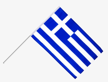 Greece Hand Waving Flag - Argentina And Greek Flag, HD Png Download, Free Download