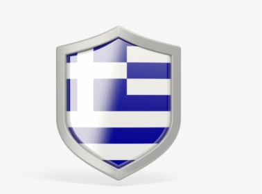 Download Flag Icon Of Greece At Png Format - Greek Flag With Shield, Transparent Png, Free Download