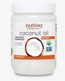 Organic Refined Coconut Oil"  Data Zoom="//cdn - Nutiva Coconut Oil, HD Png Download, Free Download