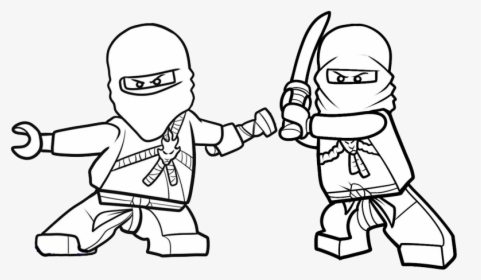 Clip Art Jogo Pinte Os Ninjas - Ninjago Colouring Pages Kai, HD Png Download, Free Download