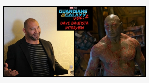 Dave Bautista Guardians Of The Galaxy Vol 2 Interview - Superhero, HD Png Download, Free Download