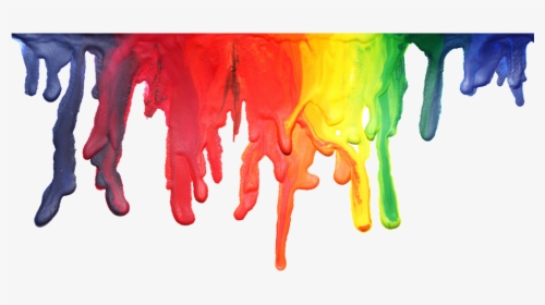 #mq #colorful #splash #paint #border #borders - Rainbow Paint Drip Png, Transparent Png, Free Download