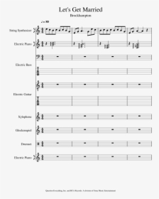 Let"s Get Married Sheet Music For Piano, Strings, Bass, - Brockhampton Piano Sheet Music, HD Png Download, Free Download