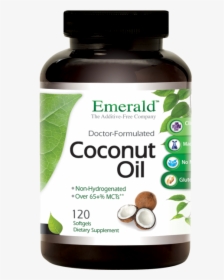 Emerald Labs Coconut Oil Bottle - Bitter Melon Products, HD Png Download, Free Download