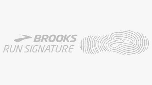 Run Signature Logo - Brooks Running Logo White, HD Png Download, Free Download
